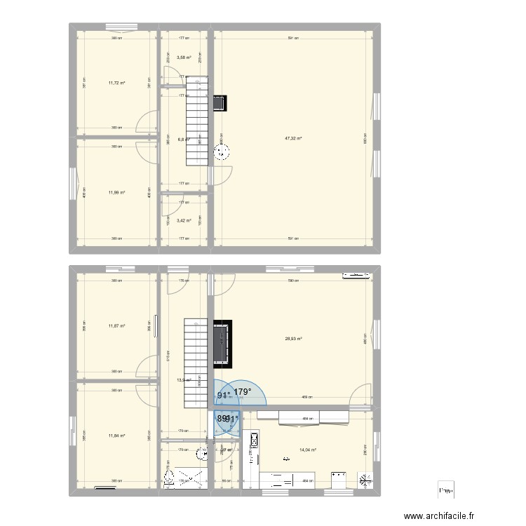 GAILLARD DU BOSC. Plan de 0 pièce et 0 m2