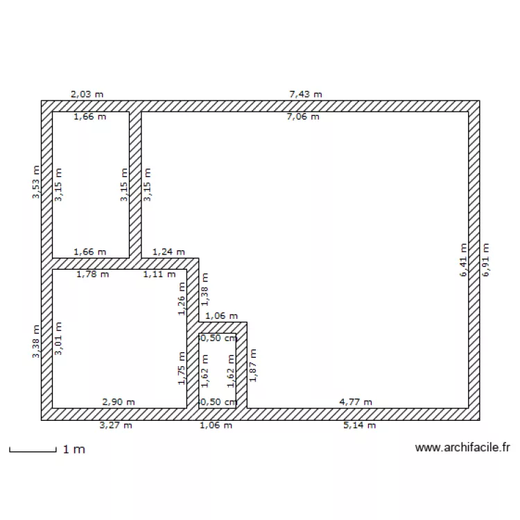 MAISON. Plan de 