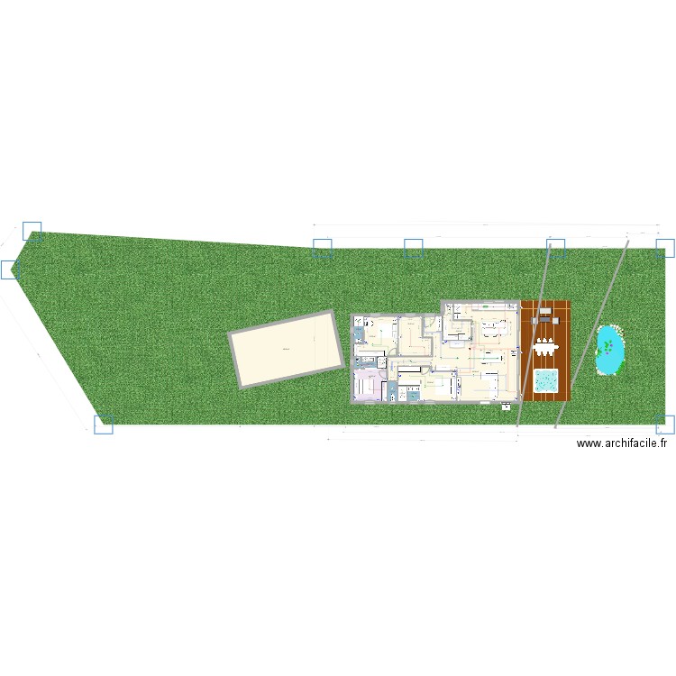 dernier plan plus electricite. Plan de 12 pièces et 180 m2