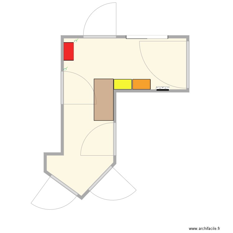 Dégagement. Plan de 0 pièce et 0 m2