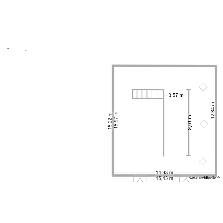 NIMES B&M. Plan de 