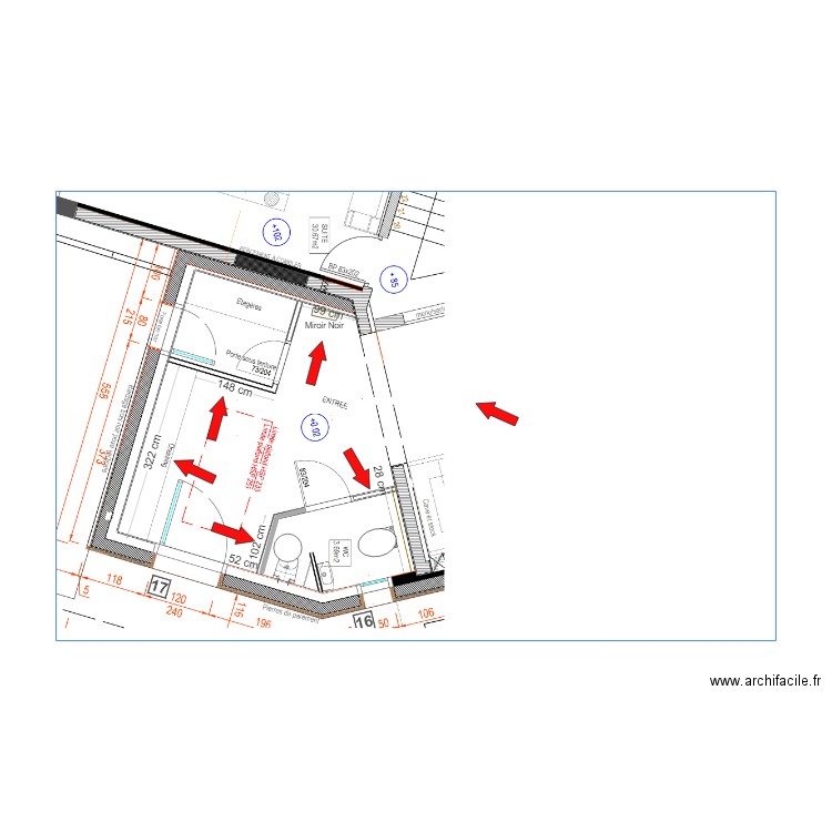 agrandissement Maison objet. Plan de 0 pièce et 0 m2