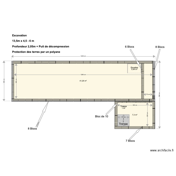 Piscine Zenner. Plan de 0 pièce et 0 m2