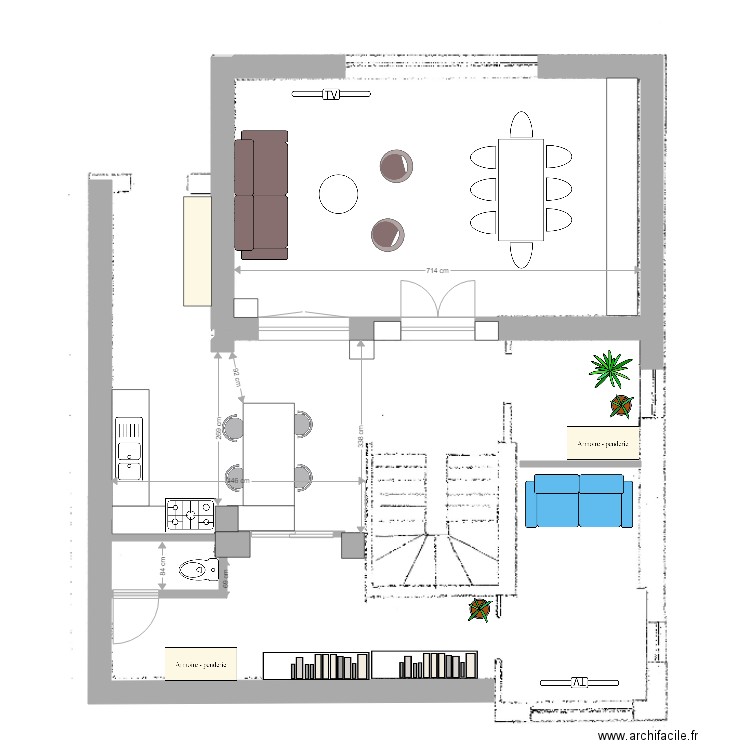 Cuisine move 6 v3. Plan de 0 pièce et 0 m2