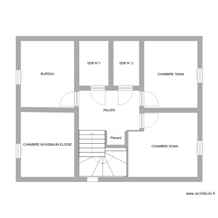 NUSSBAUM 1ER. Plan de 0 pièce et 0 m2