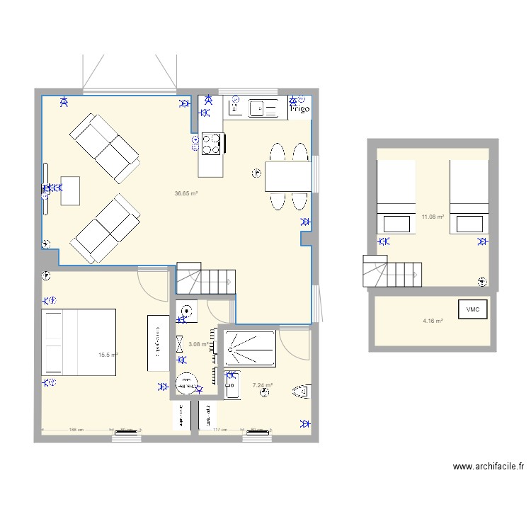 Gites final 11 meuble V2 - Elec. Plan de 0 pièce et 0 m2