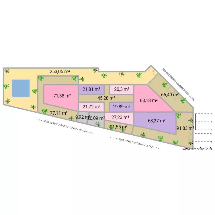 AK99 APPART MV 060823D. Plan de 