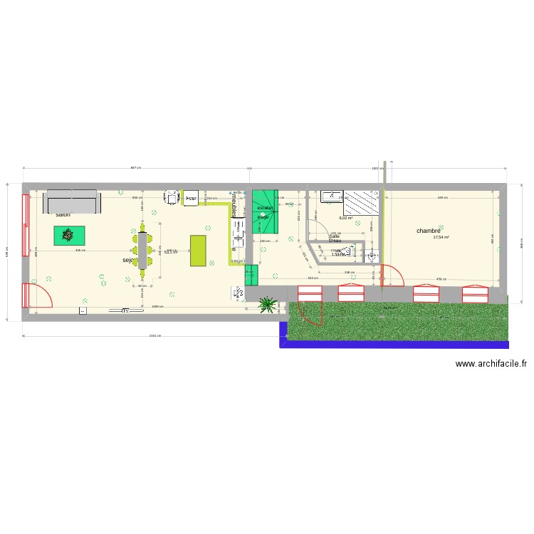 André Legendre. Plan de 0 pièce et 0 m2