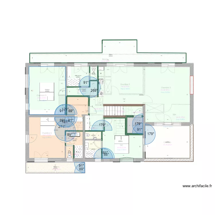 Arroka &eacute;tage v.3. Plan de 