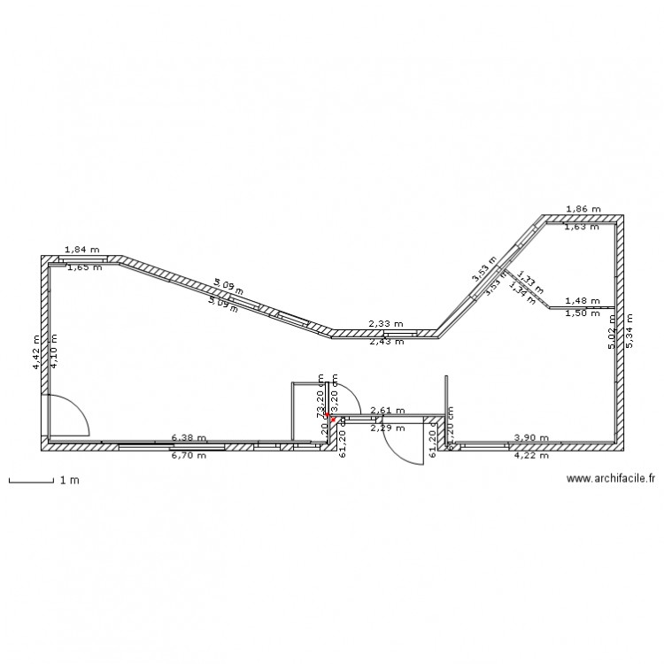 pessey. Plan de 0 pièce et 0 m2