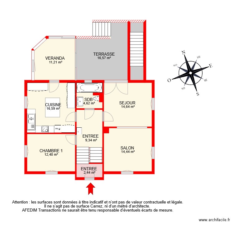 BI 6739 RDC. Plan de 0 pièce et 0 m2