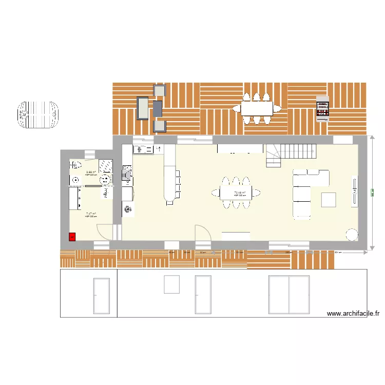 gripouill&egrave;res. Plan de 