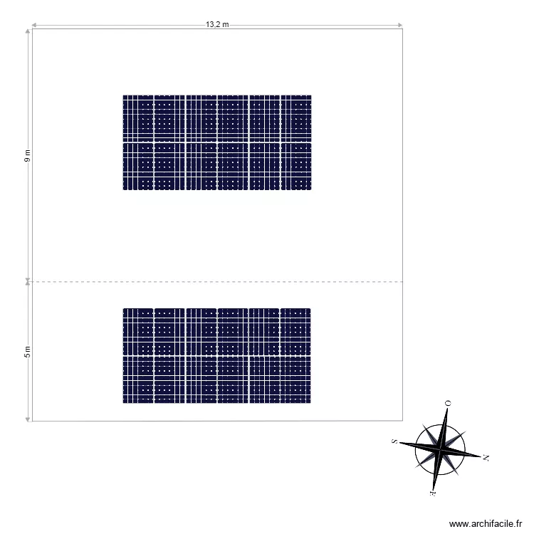 MAISON CROZIER BAC ACIER. Plan de 