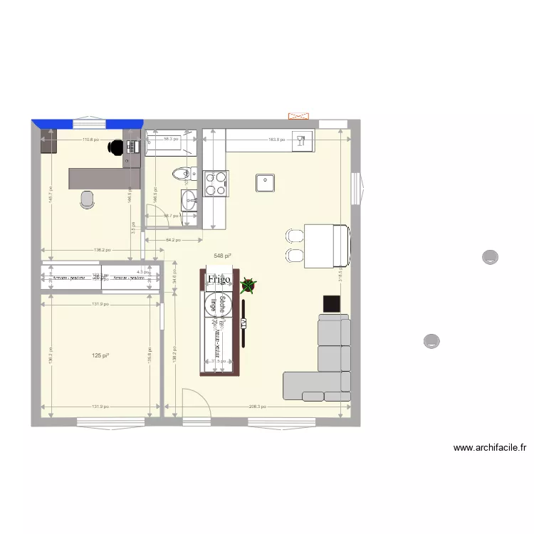 bon plan de maison 666. Plan de 