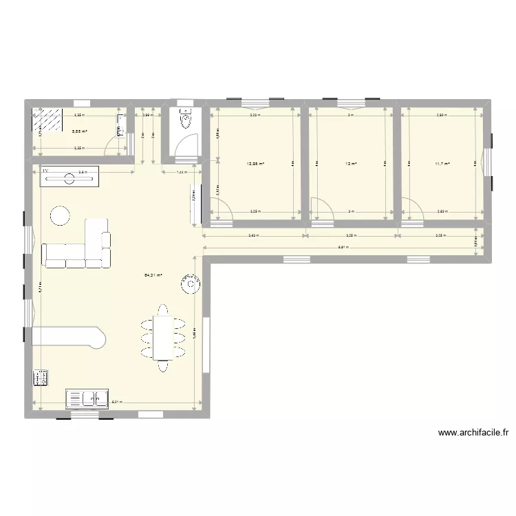 les aiguis 3. Plan de 