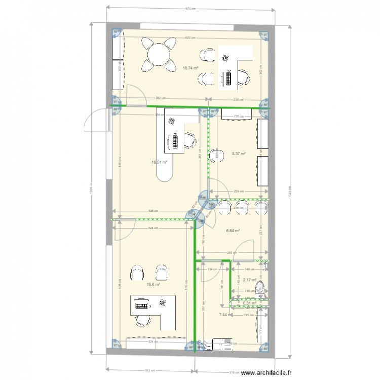Commerces Nord v4. Plan de 0 pièce et 0 m2