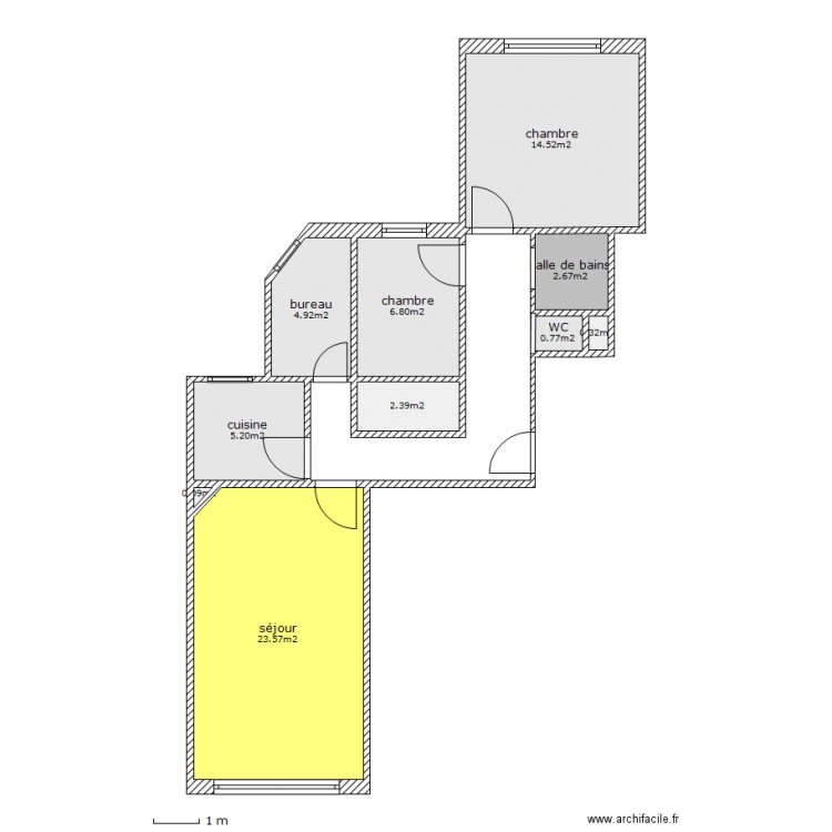 malibran.2et. Plan de 0 pièce et 0 m2