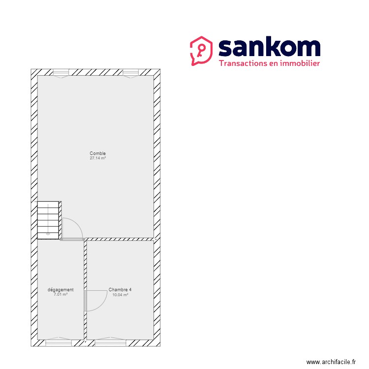 Plan M BONCOMPAIN ETAGE 3. Plan de 0 pièce et 0 m2