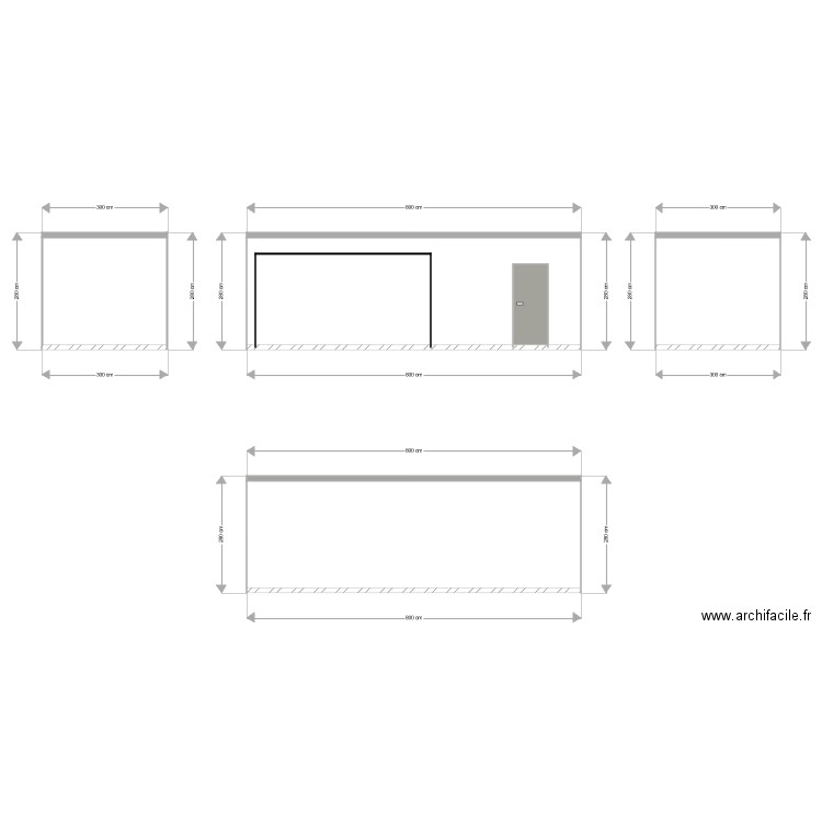 Abri jardin. Plan de 0 pièce et 0 m2