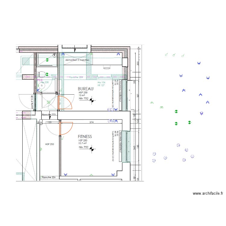 Sous sol 1. Plan de 0 pièce et 0 m2