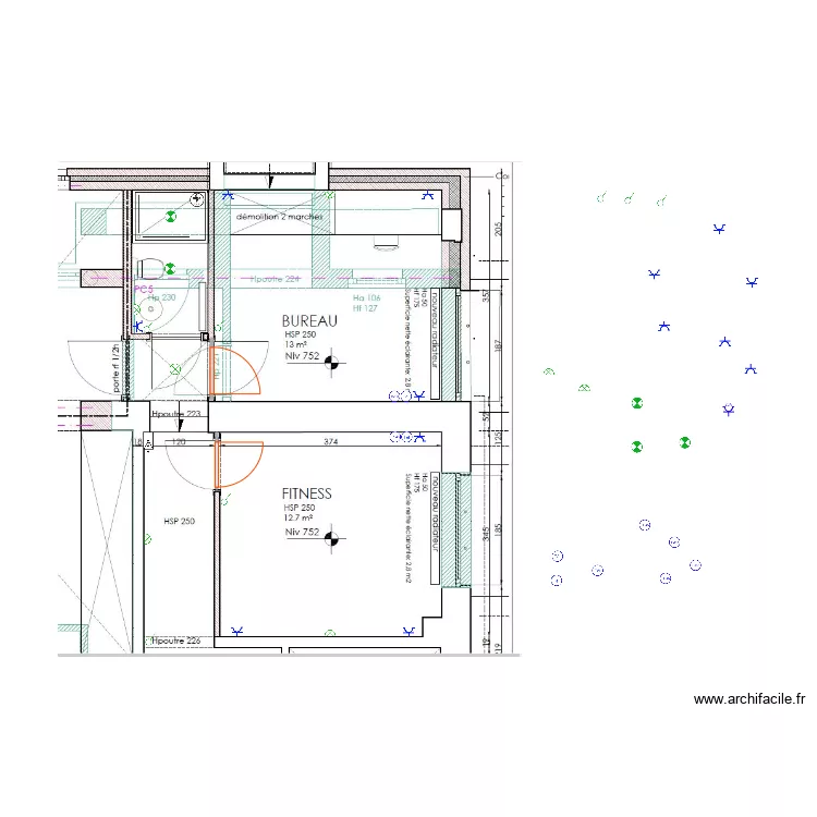 Sous sol 1. Plan de Sous sol 1. Plan de