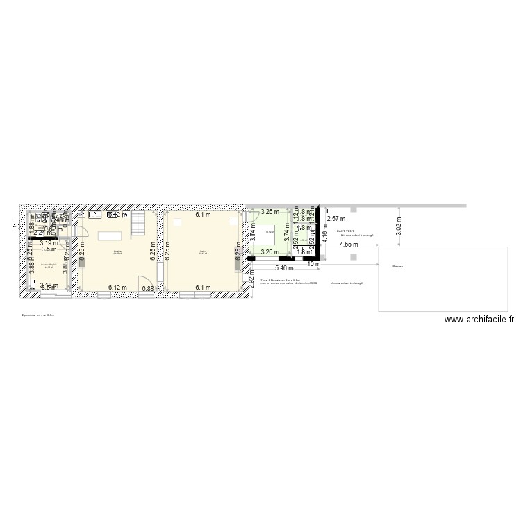 Sainte Colombe nouveau plan de chambre. Plan de 0 pièce et 0 m2