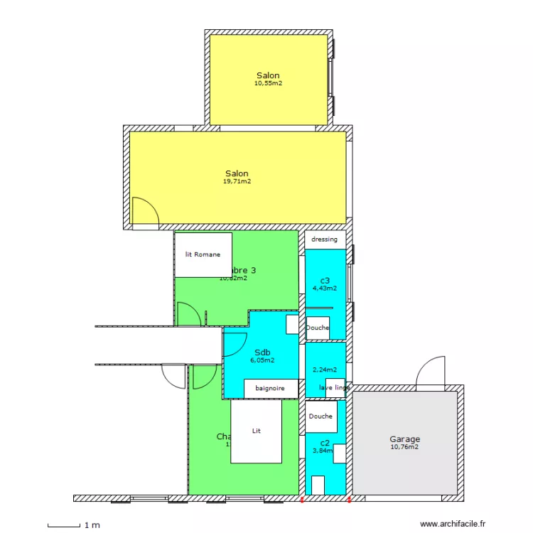 agrandissement. Plan de agrandissement. Plan de