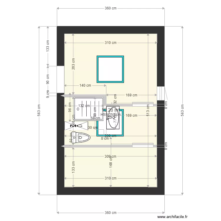 amenagement douche sous comble5. Plan de amenagement douche sous comble5. Plan de