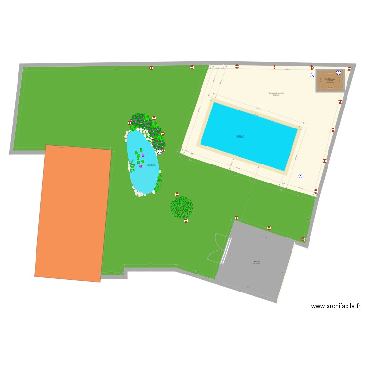 Plan exterieur Echalas. Plan de 0 pièce et 0 m2