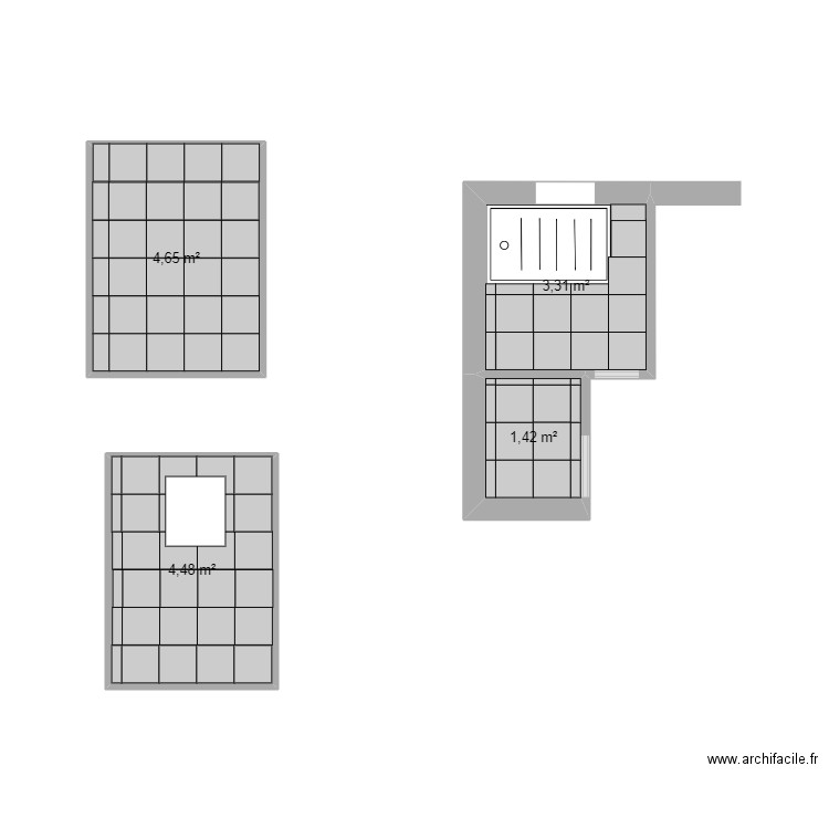 metrot-calpinage-2. Plan de 4 pièces et 14 m2