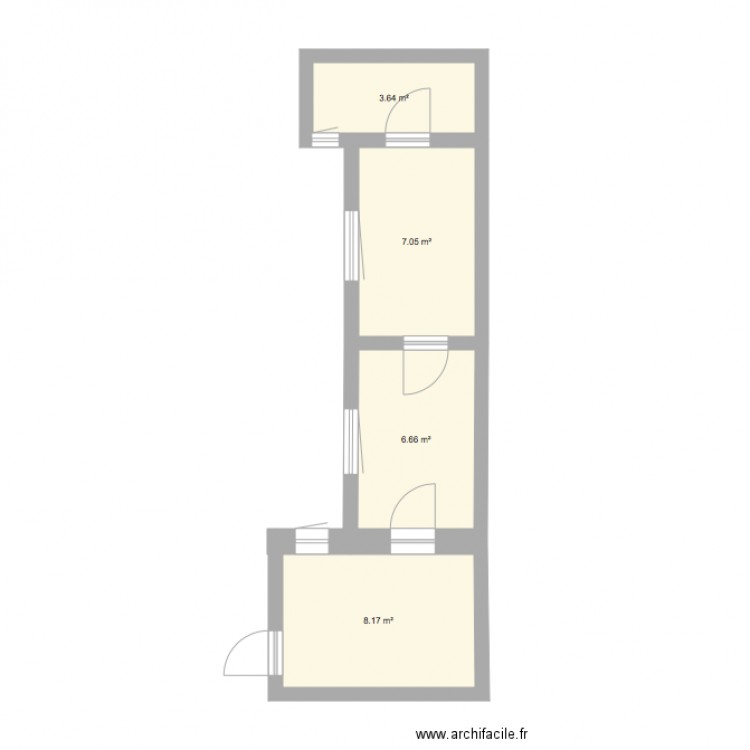 Impasse des Peintres. Plan de 0 pièce et 0 m2