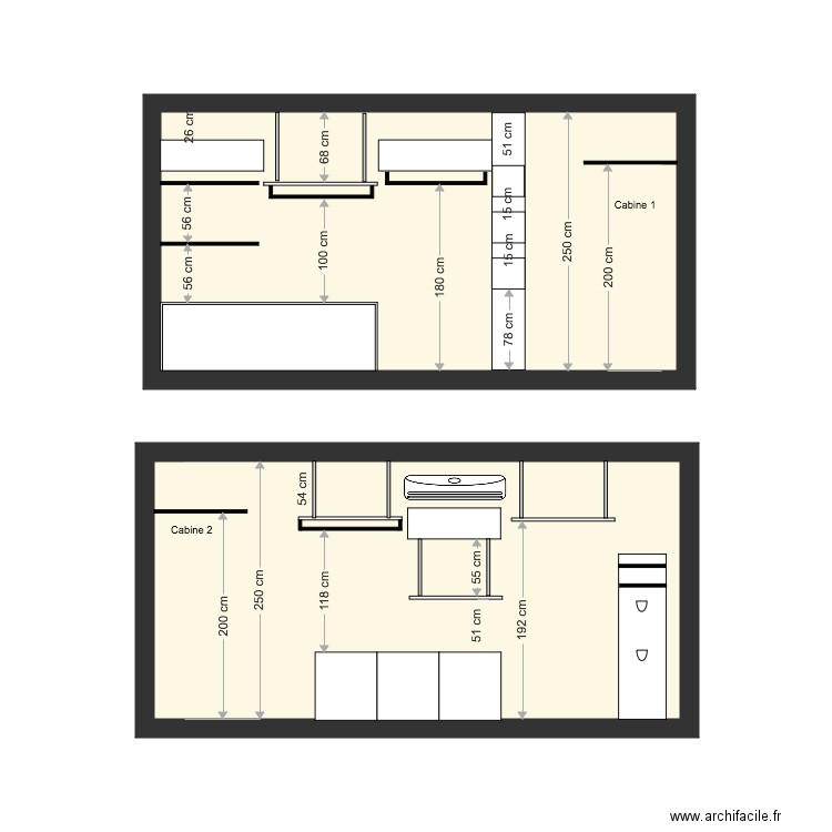 DRESSING FACADES. Plan de 0 pièce et 0 m2