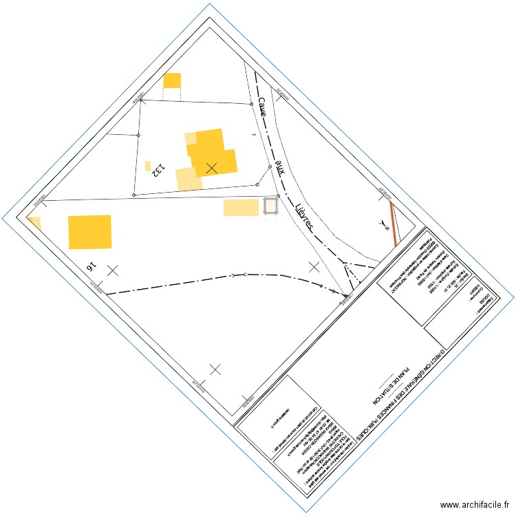 aissey. Plan de 1 pièce et 44 m2