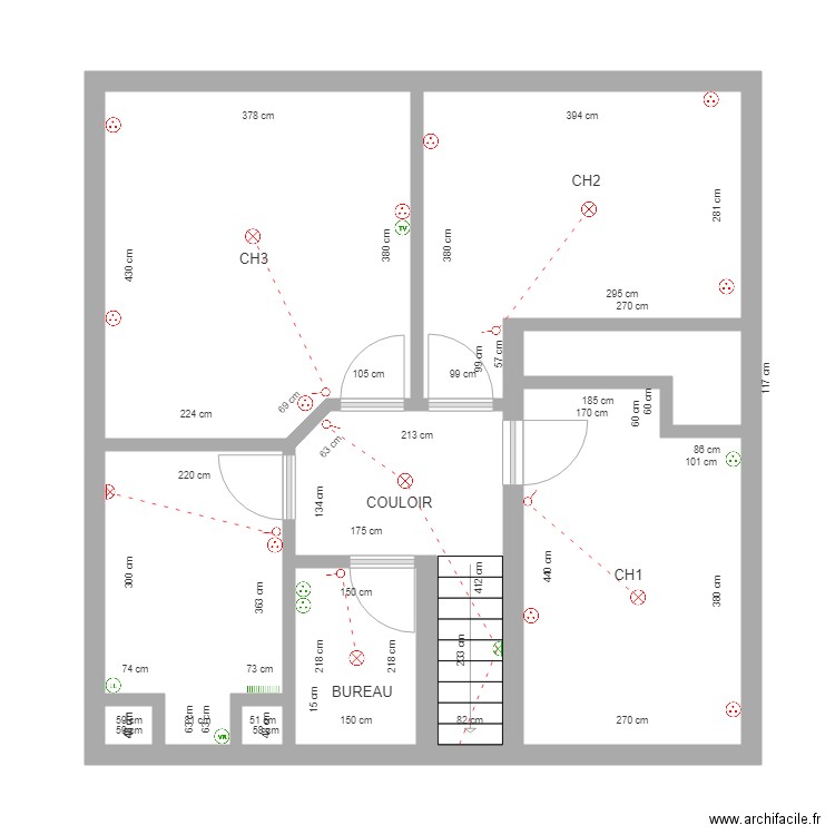 Marion et Seb etage. Plan de 0 pièce et 0 m2