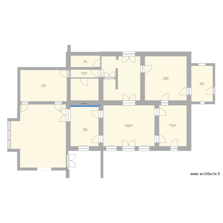 Briennon. Plan de 0 pièce et 0 m2