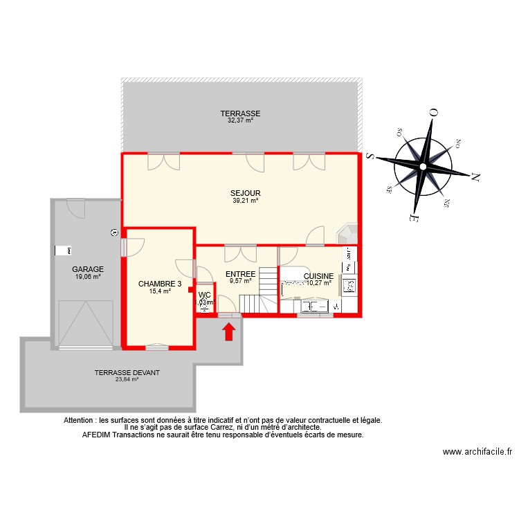 BI 7221 RDC. Plan de 0 pièce et 0 m2