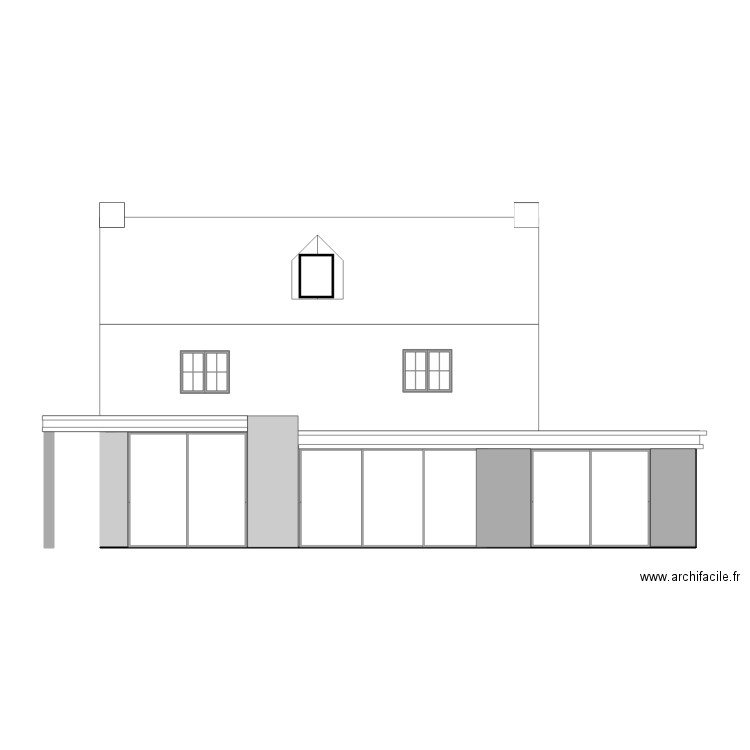 Leblond SUD apres travaux. Plan de 0 pièce et 0 m2