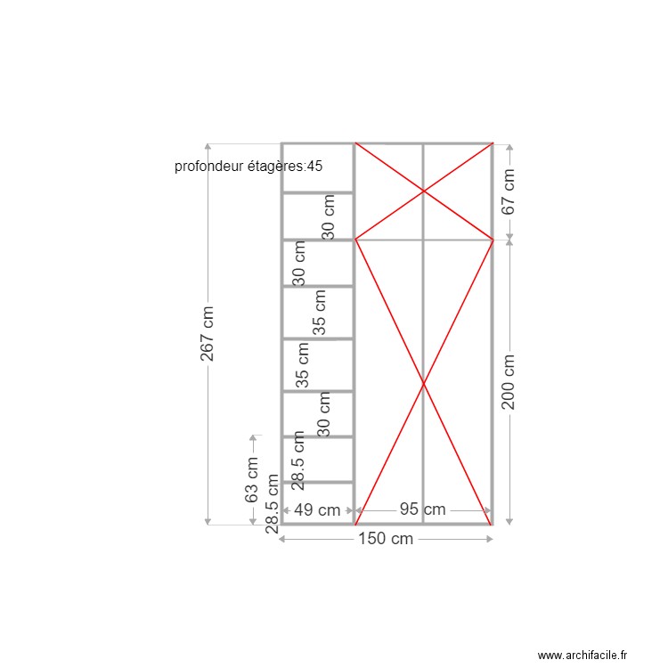 placard hippolyte ext. Plan de 0 pièce et 0 m2