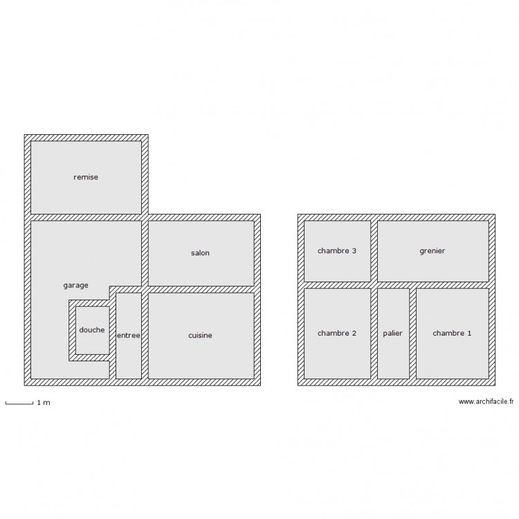 corviszier. Plan de 0 pièce et 0 m2