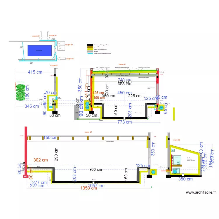 piscine coupe avril 2023 v2. Plan de piscine coupe avril 2023 v2. Plan de