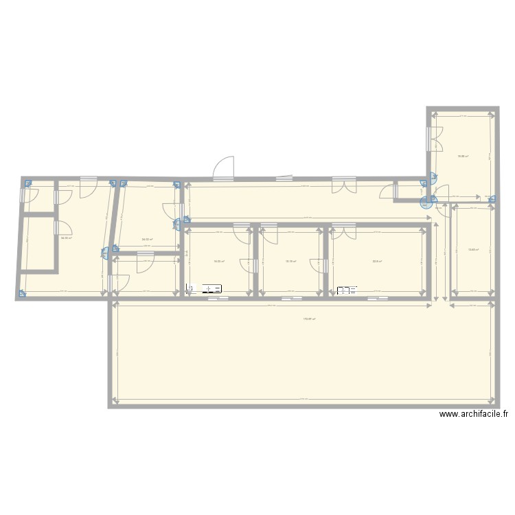 agrandissement1. Plan de 0 pièce et 0 m2