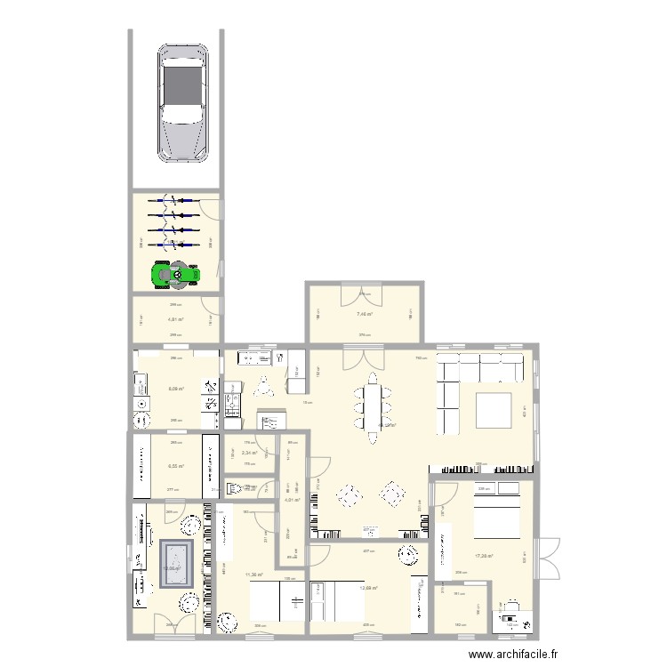 projet  pervenches. Plan de 0 pièce et 0 m2