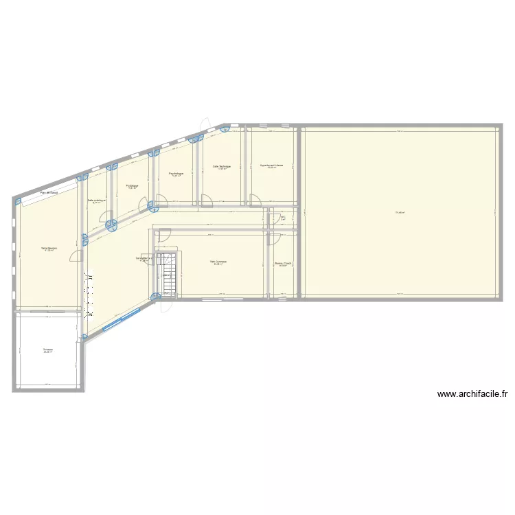 RDC Sport santé. Plan de RDC Sport santé. Plan de