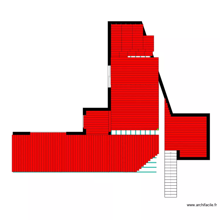 Terrasse 4m test. Plan de 