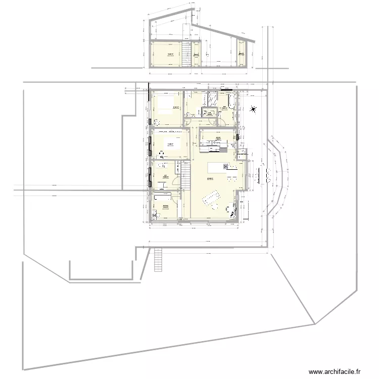 plan coupe 1. Plan de 