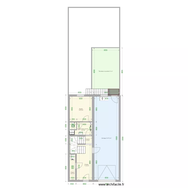 Castres 19869 Lameilh&eacute;. Plan de 