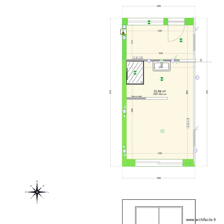 EXTANSION B. Plan de 0 pièce et 0 m2