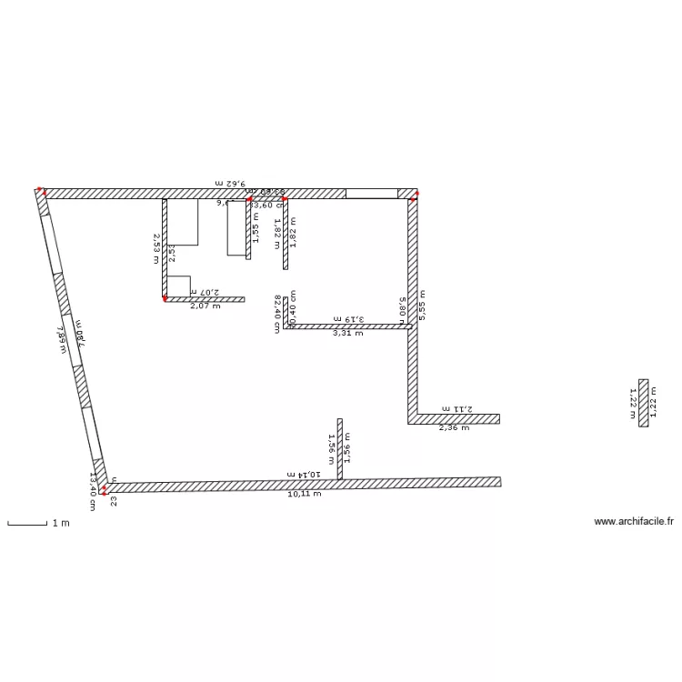 appart quai arloing. Plan de appart quai arloing. Plan de