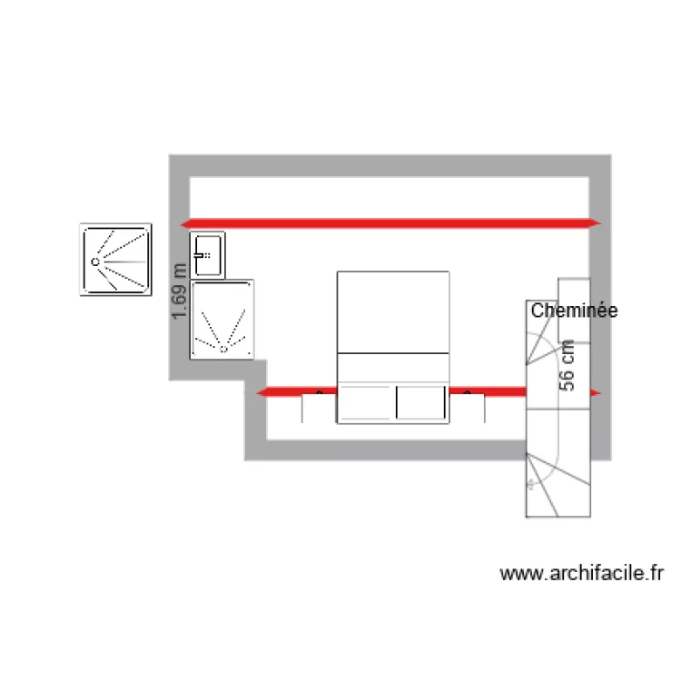 Le Plessis combles 3. Plan de Le Plessis combles 3. Plan de