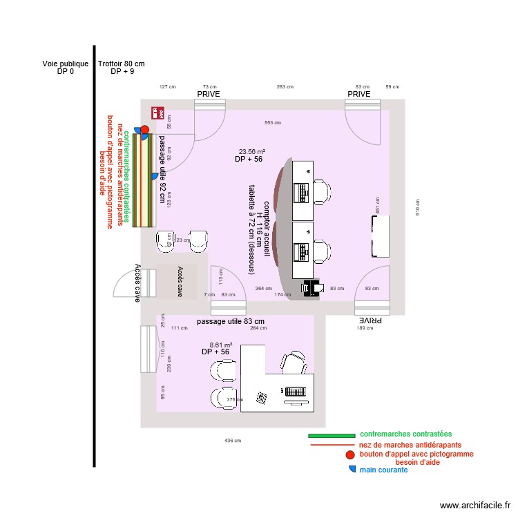 ALLIANZ ASSURANCES BACH APRES TRAVAUX. Plan de 0 pièce et 0 m2